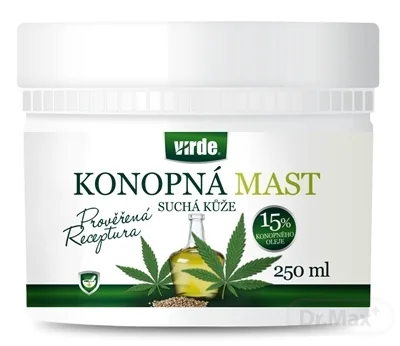 VIRDE KONOPNÁ MASŤ 1×250 ml, konopná masť na pokožku