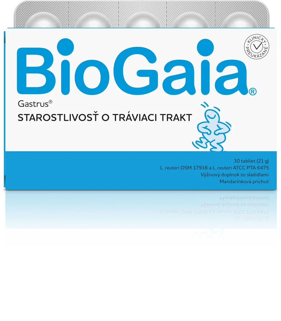 BIOGAIA GASTRUS TBL 30 1×30 tbl, doplnok výživy