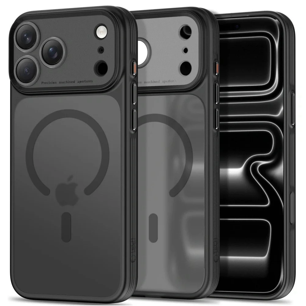 Tech-Protect MagPrime MagSafe CC kryt na iPhone 17 Pro Max / 18 Pro Max, čierny
