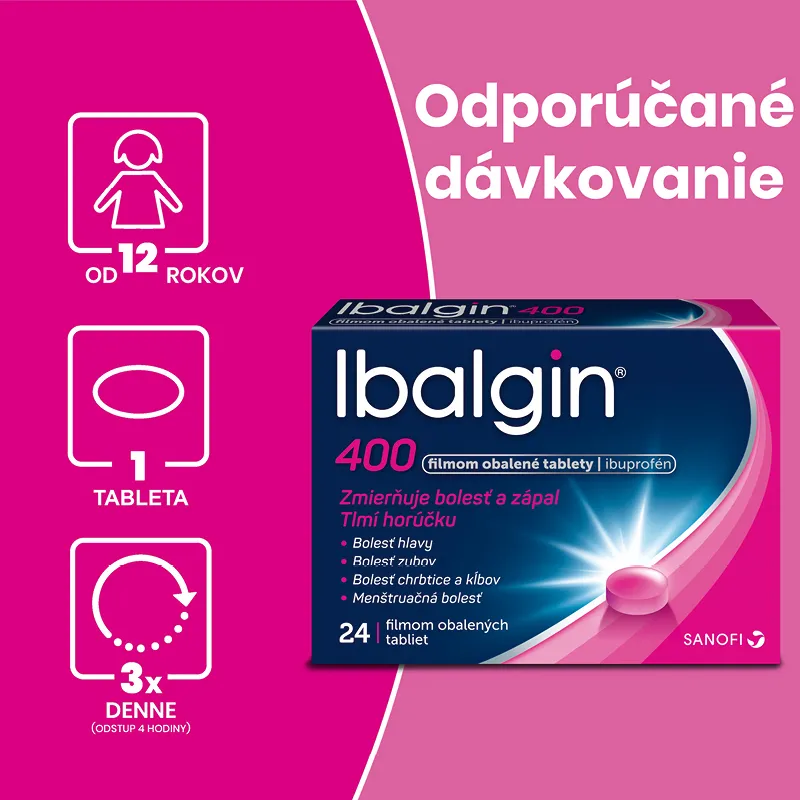 Ibalgin 400 mg 24 tabliet 1×24 tbl, liek