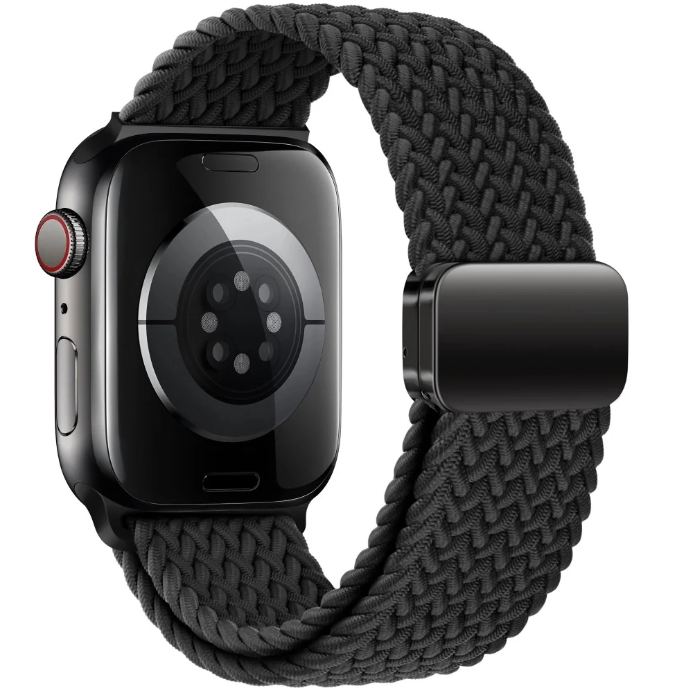 Tech-Protect Nylon Mag remienok na Apple Watch 40/41/42mm, black