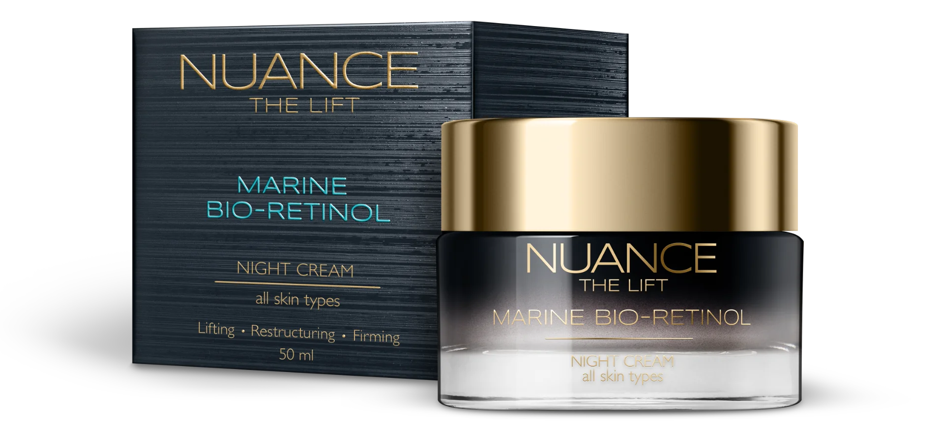 NUANCE THE LIFT Night Cream 1x50 ml, nočný krém pre všetky typy pleti