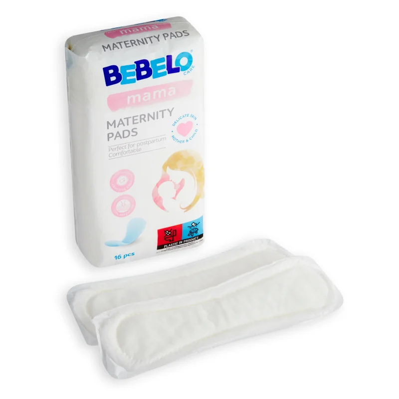 BEBELO mama MATERNITY PADS 1×16 ks, pôrodnícke vložky