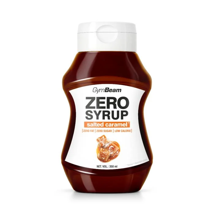 Gymbeam zero sirup slaný karamel 1×350 ml, karamelový sirup