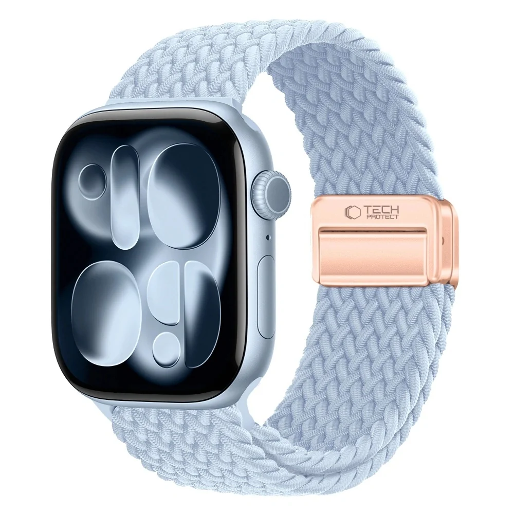 Tech-Protect Nylon Mag remienok na Apple Watch 40/41/42mm, baby blue