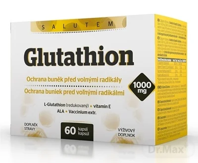 glutathion dr max Glutathion 1000 mg SALUTEM 1×60 cps, výživový doplnok