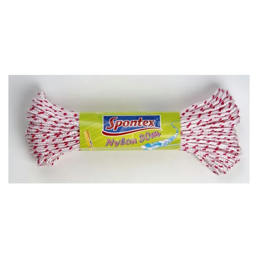 Spontex Šňůra na prádlo pletená 30 m 1×1 ks, šnúra na prádlo