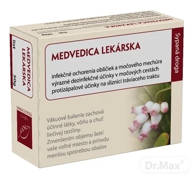 HANUS MEDVEDICA LEKÁRSKA LIST 1×50 g, sypaný čaj