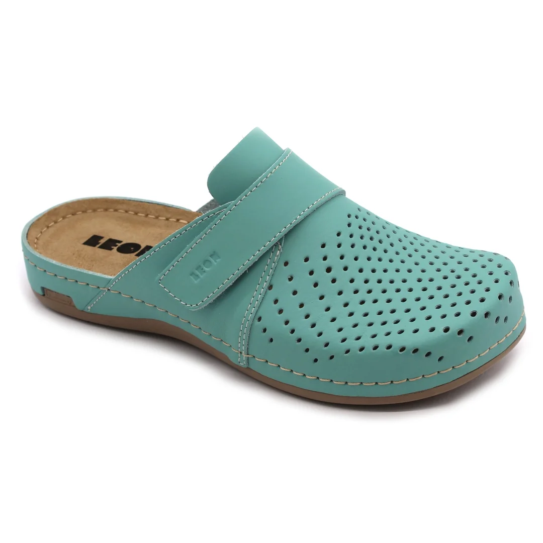 Leon 970 Dámska pracovná celokožená zdravotná obuv 36 - 23,5cm, ružová, 2,5 cm
