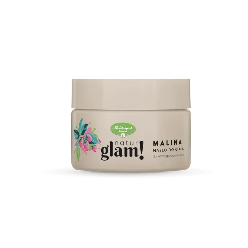 NaturGlam Malinové telové maslo 300 ml všetky typy pokožky