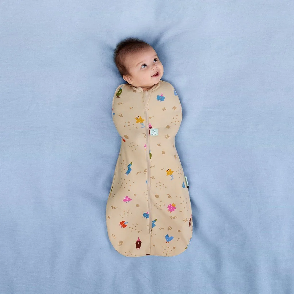 Zavinovačka a vak na spanie 2v1 Cocoon Birthday Blobs 0-3 m, 3-6 kg, 1 tog