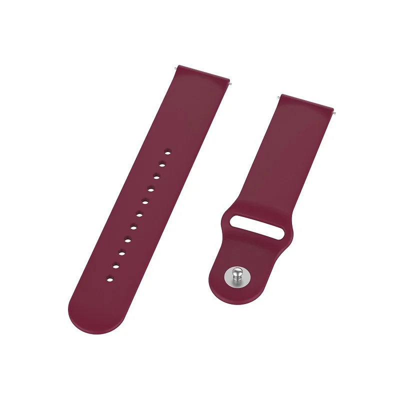BStrap Silicone remienok na Garmin Venu 2S vine red