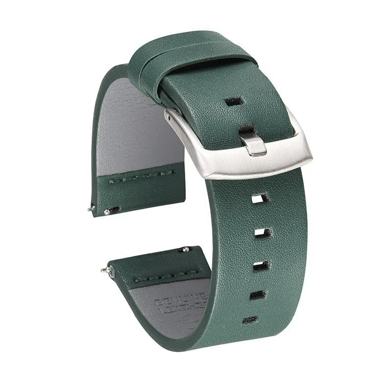 BStrap Fine Leather remienok na Garmin Vivoactive 3 green