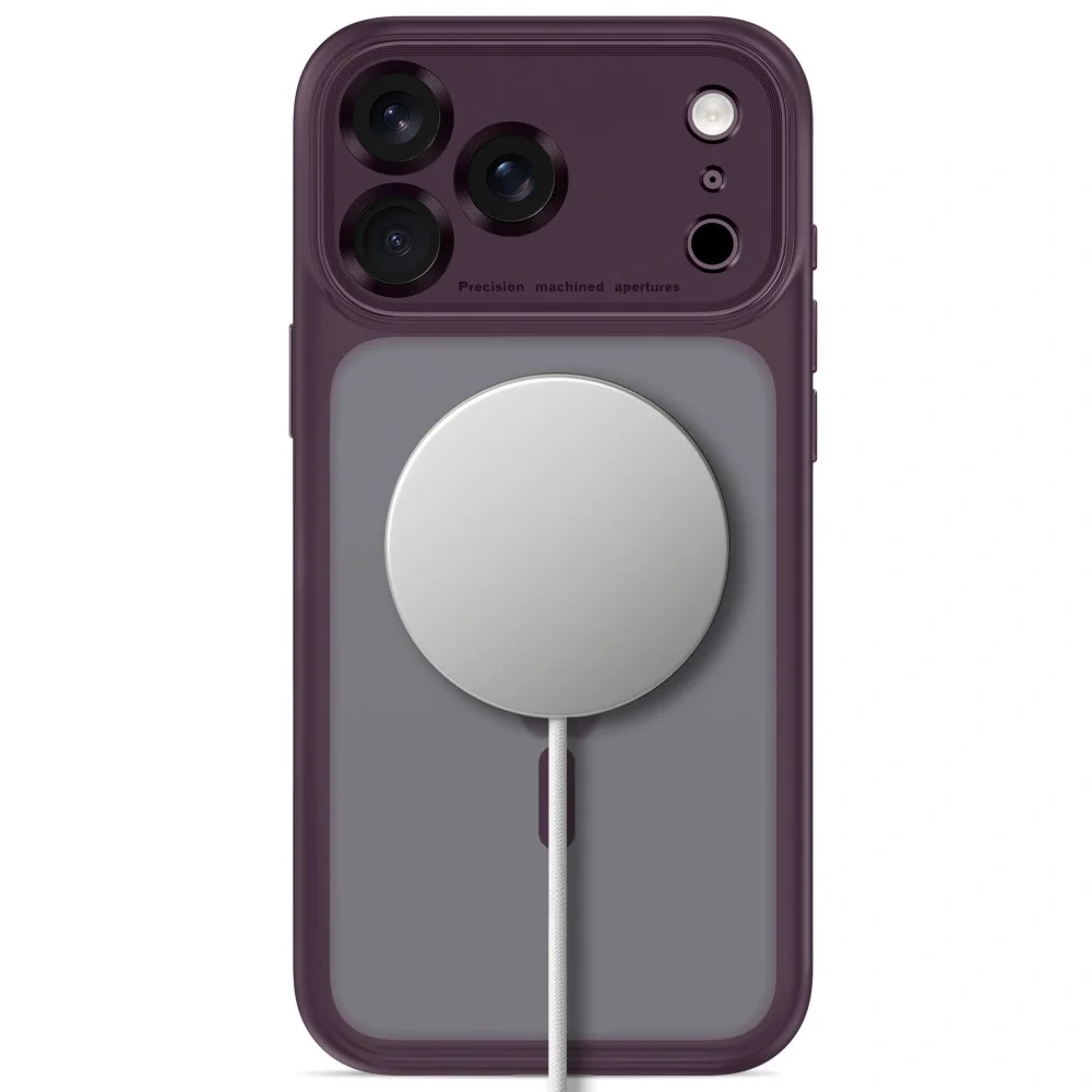 Tech-Protect MagPeak MagSafe CC kryt na iPhone 17 Pro / 18 Pro, bordový