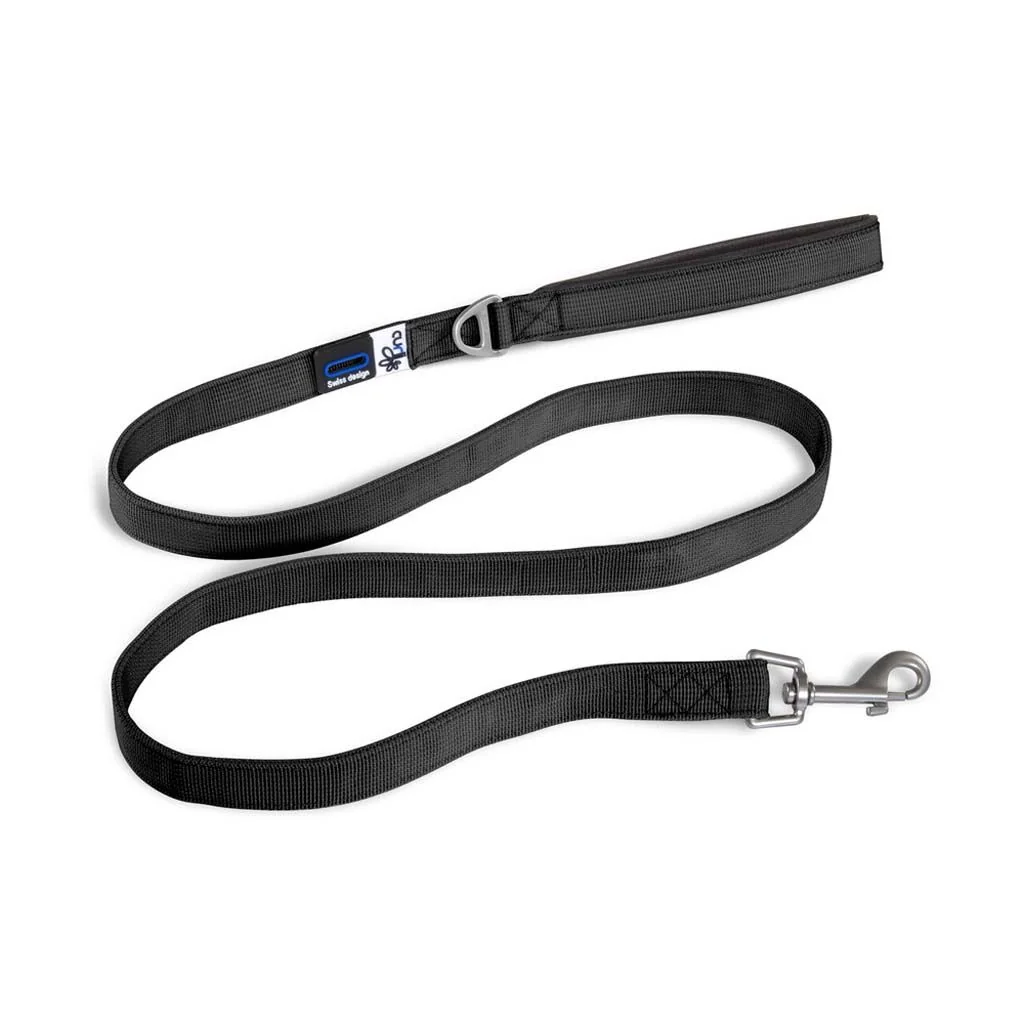 CURLI Vodítko pre psy Basic Black L 140x2 cm 1×1 ks, vôdzka pre psy