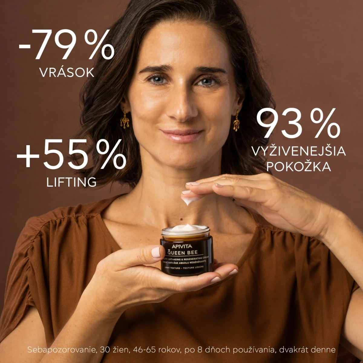 APIVITA Queen Bee Age Defense LIGHT Cream, 50ml 1×50 ml, ľahký výživný anti-age krém