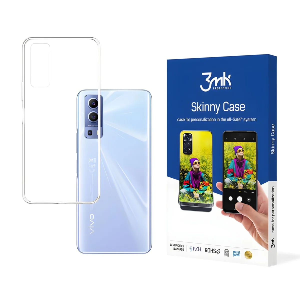 Puzdro pre Vivo Y52 5G - Transparentná