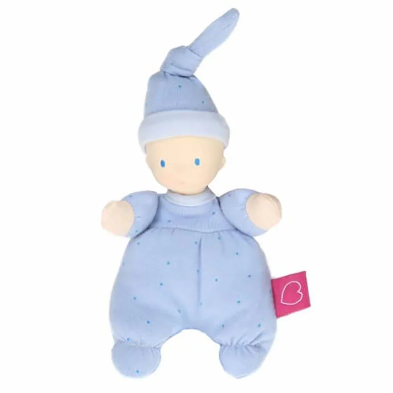 Mini bábika miláčik 15cm - modrá