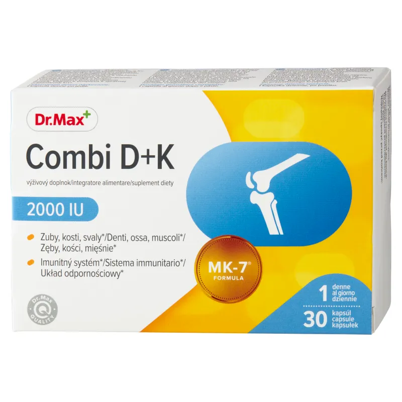 Dr. Max Combi D+K 2000 IU 1×30 kapsúl