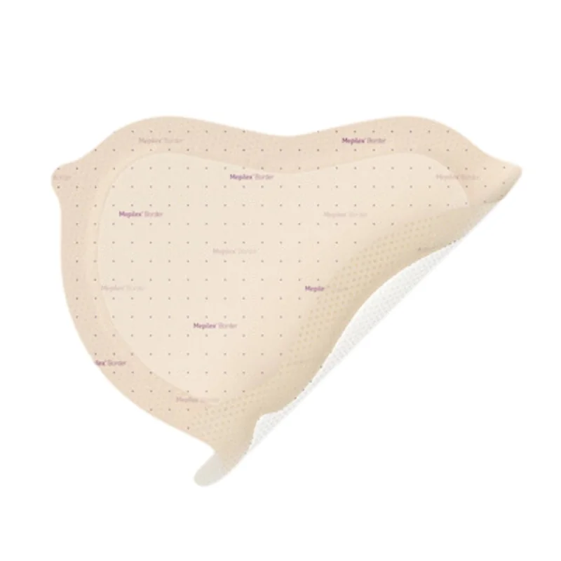 MOLNLYCKE Mepilex Border Sacrum Ag antimikrobiálny obväz 23×23 cm, 5 ks