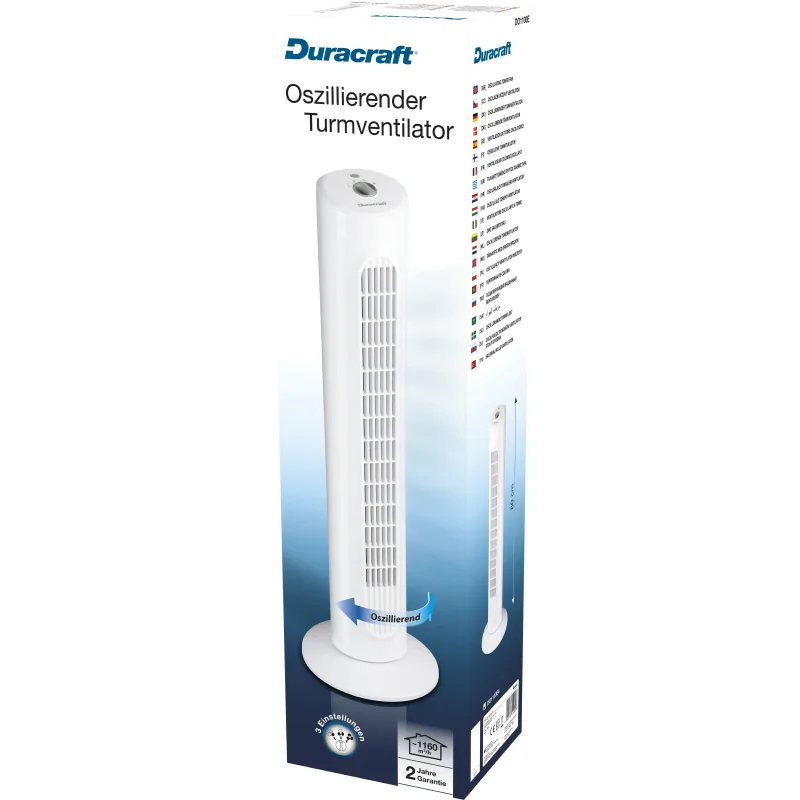 Honeywell Duracraft DO1100E stĺpový ventilátor biely