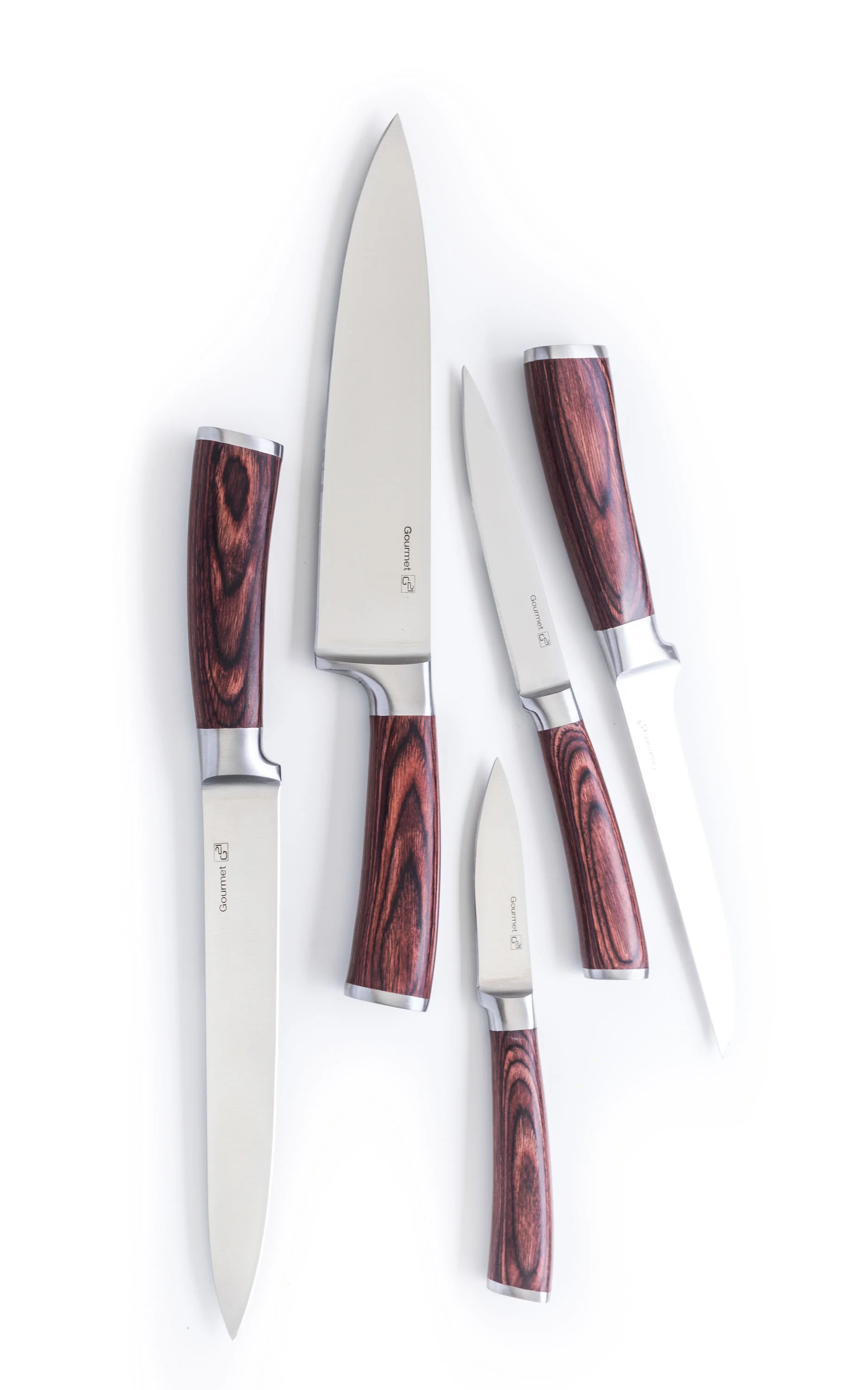 G21 Sada nožov Gourmet Nature 5 ks + bambusový blok Gourmet Nature 5 ks + bambusový blok G21GNAT5