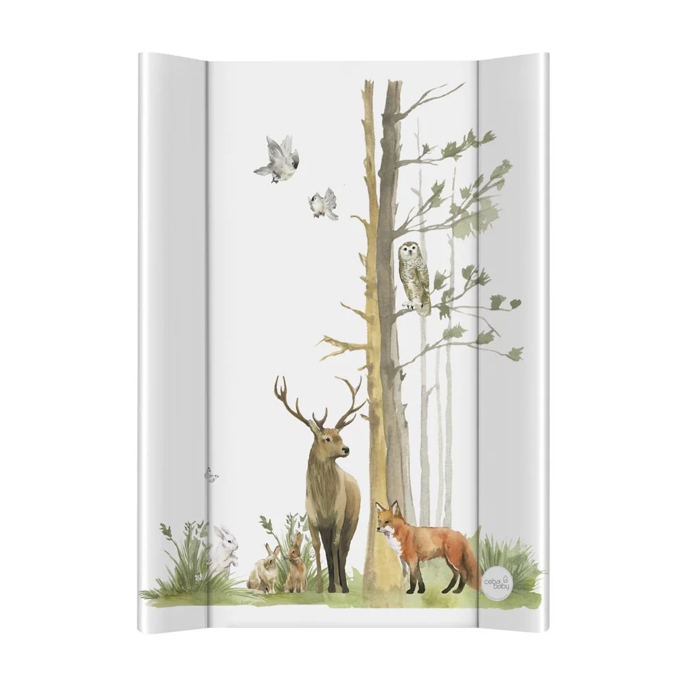 Podložka prebaľovacia 2-hranná mäkká (50x70) Basic Woodland