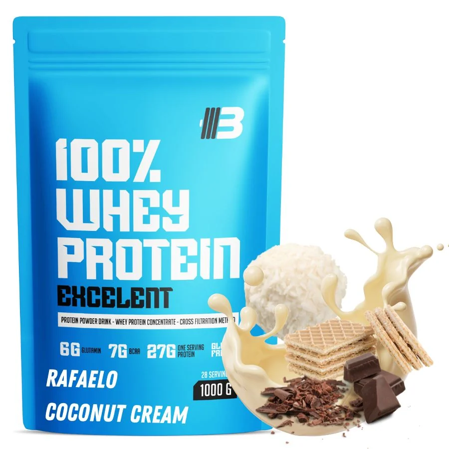 Excelent 100% Whey Proteín - rafaelo-coconut cream od BODY NUTRITION - 1000g