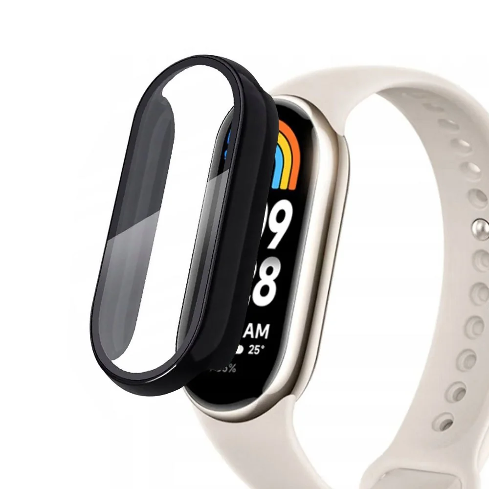 Tech-Protect Defense 360 puzdro s ochranným sklom na Xiaomi Smart Band 8, black 8, black