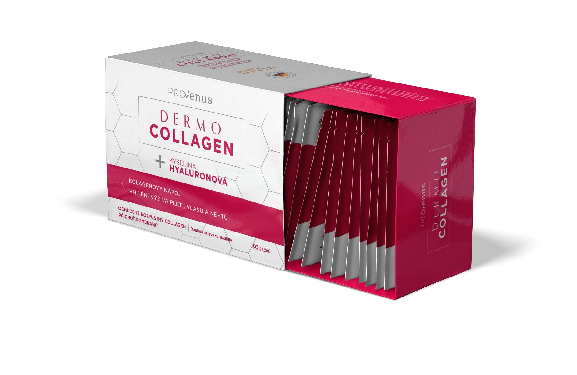 DermoCollagen ProVenus 1×30 ks, pomarančová príchuť