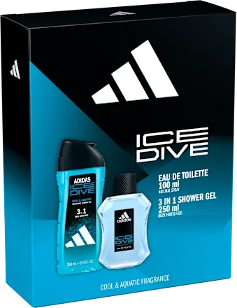 ADIDAS ICE DIVE EDT 100ml + SG 250ml 1 set