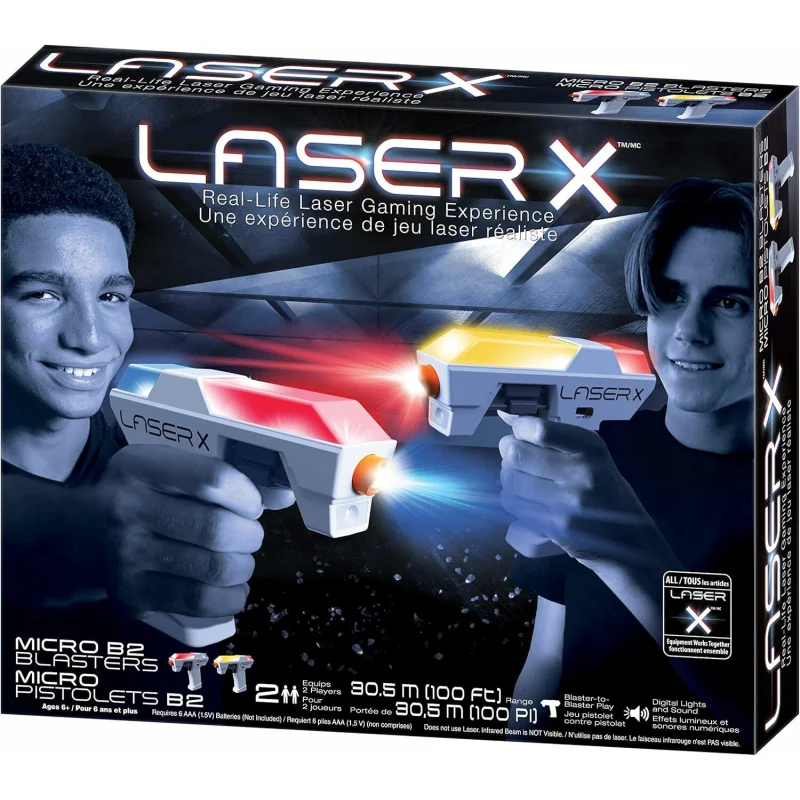 NSI International Laser X Micro B2 Blasters – sada pre 2 hráčov