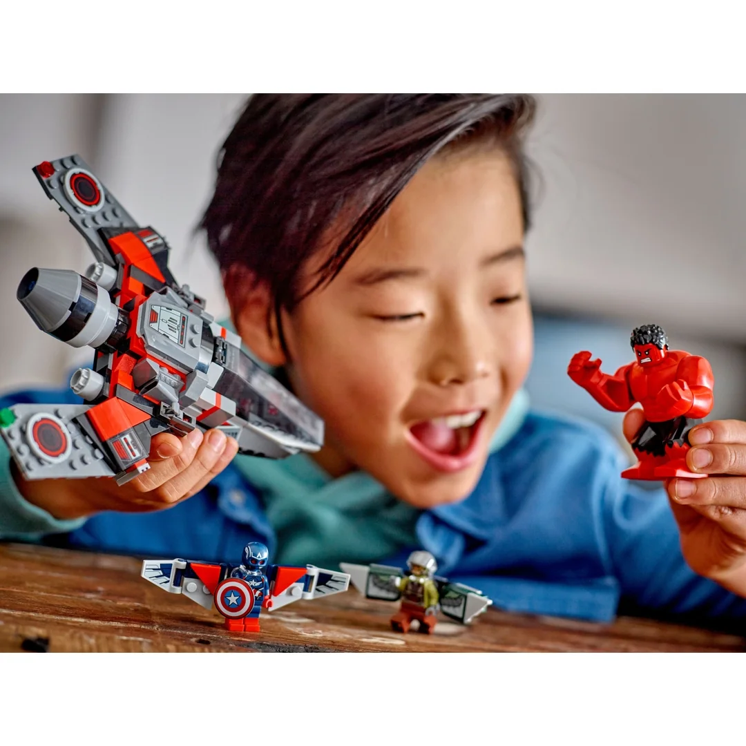 LEGO® Marvel 76292 Súboj: Kapitán Amerika vs. Red Hulk