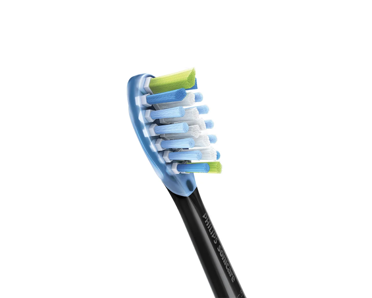 Philips - Nástavce HX9044/33 C3 Premium Plaque Defence pre Sonicare 3. generácie, čierna 1×4 ks, hlavica na sonickú kefku