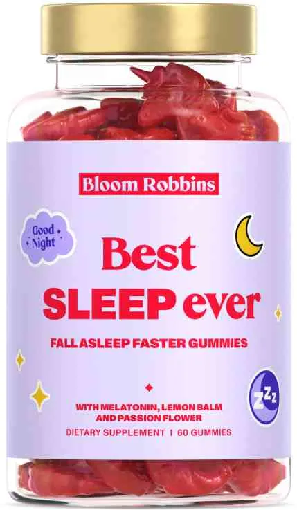 Best SLEEP ever - Fall asleep faster gummies 1×60 ks, výživový doplnok