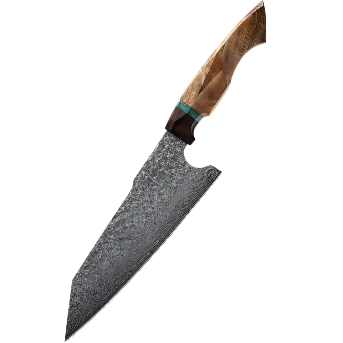 Elegantný kuchynský nôž Yunari-Kiritsuke Elegantný dizajn, vynikajúca rezná sila