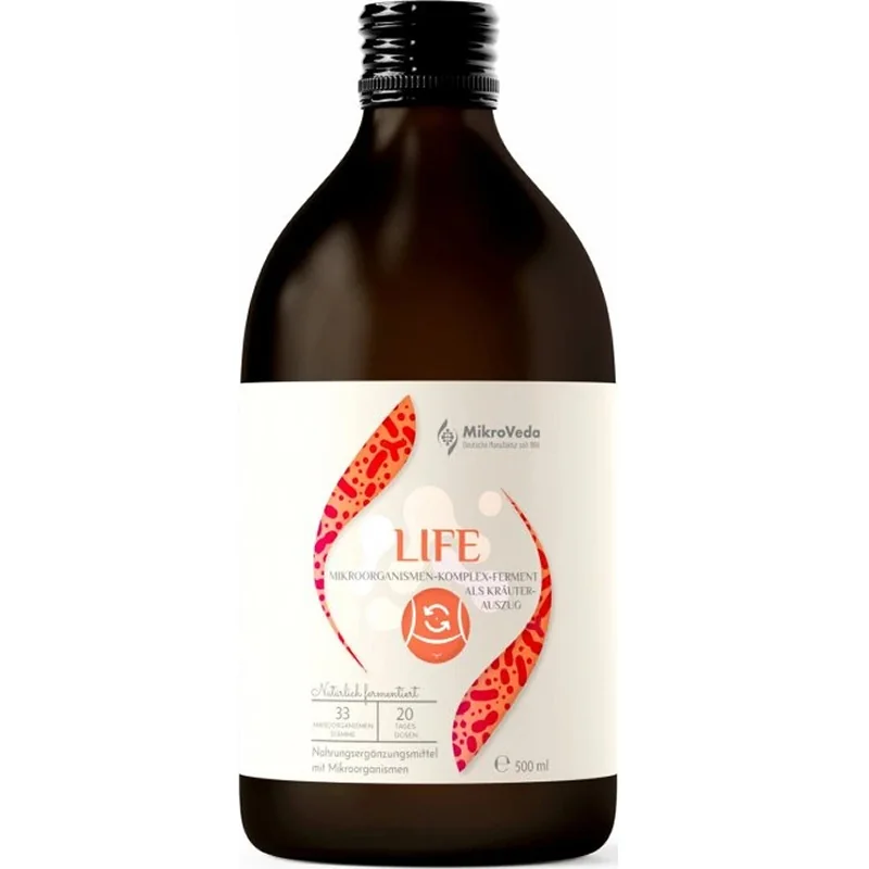 MikroVeda - fermentované enzýmy BIO 500ml - LIFE