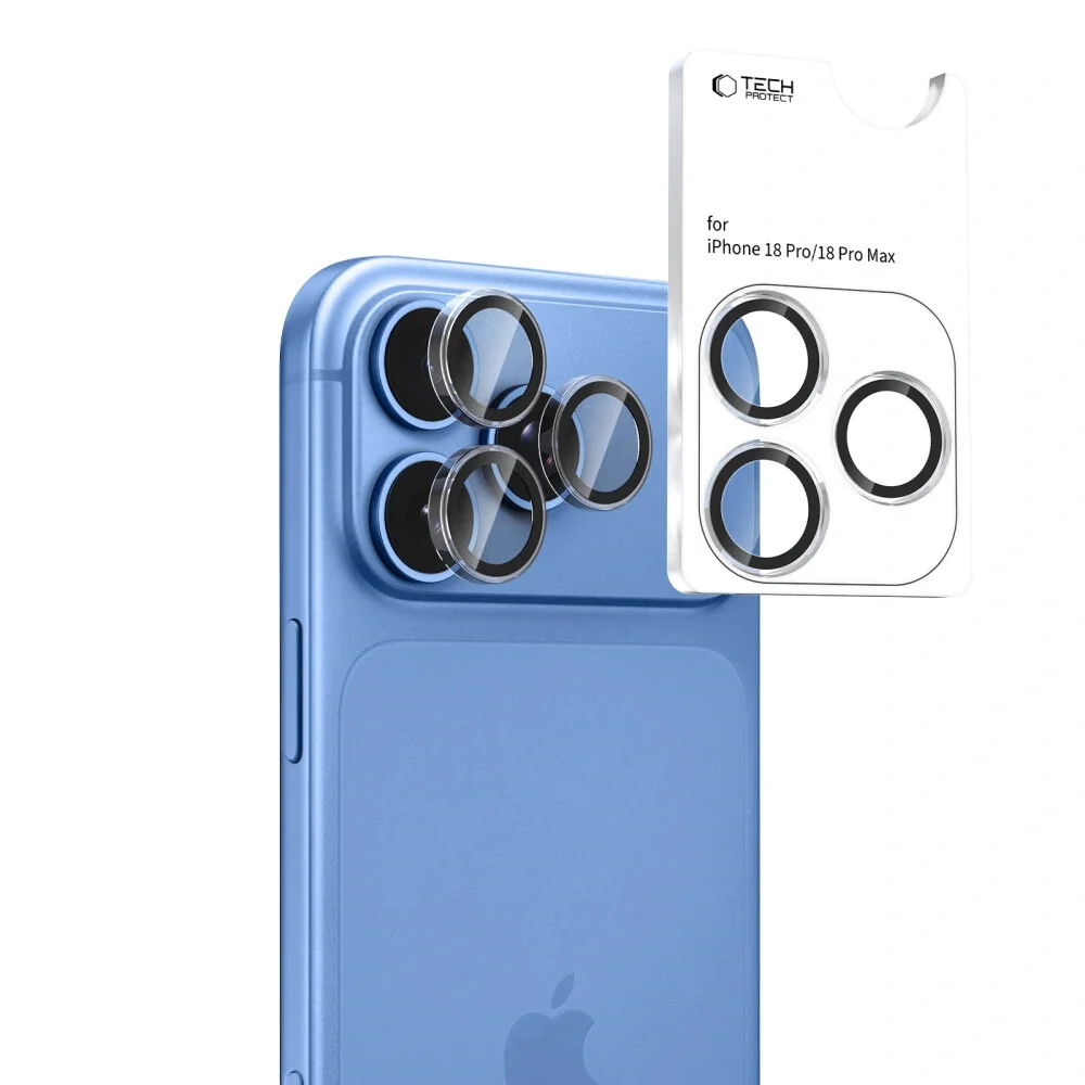 Tech-Protect CamRing Fit ochranné sklo na kameru na iPhone 18 Pro / Max
