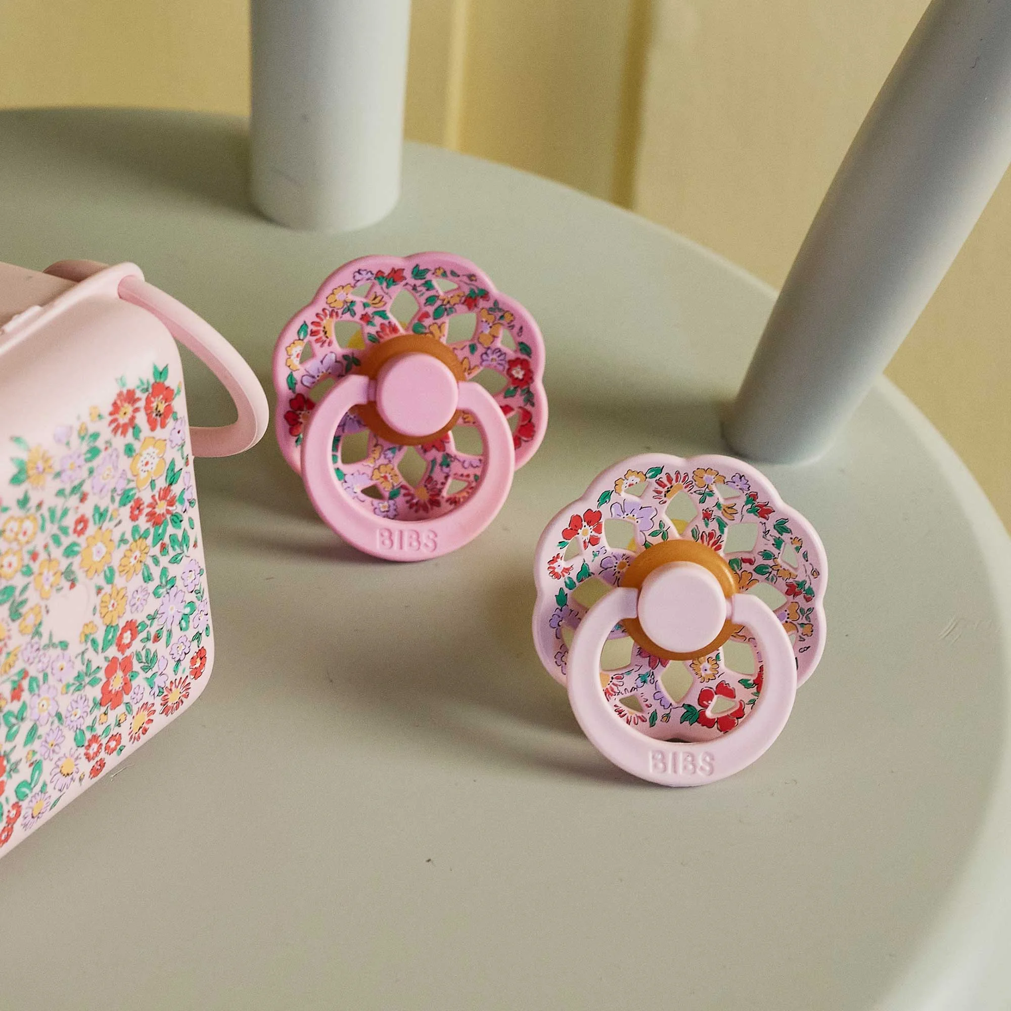 BIBS x Liberty Boheme cumlíky z prírodného kaučuku 2ks - veľkosť 1 Oscar Meadow Blossom Mix