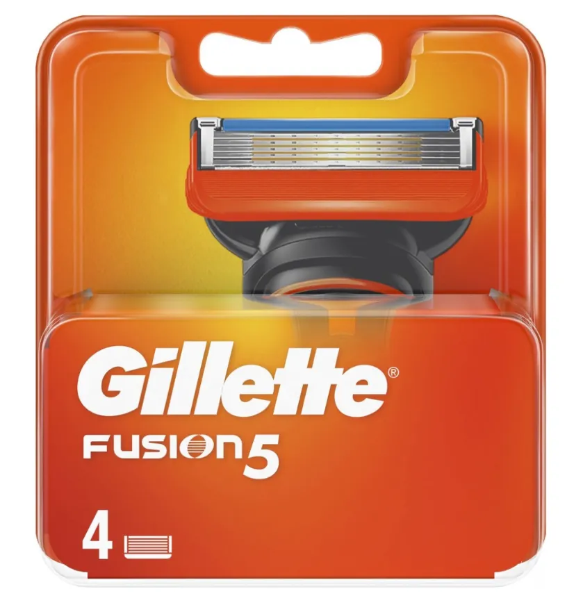Gillette Fusion 5 Manual 4pcs