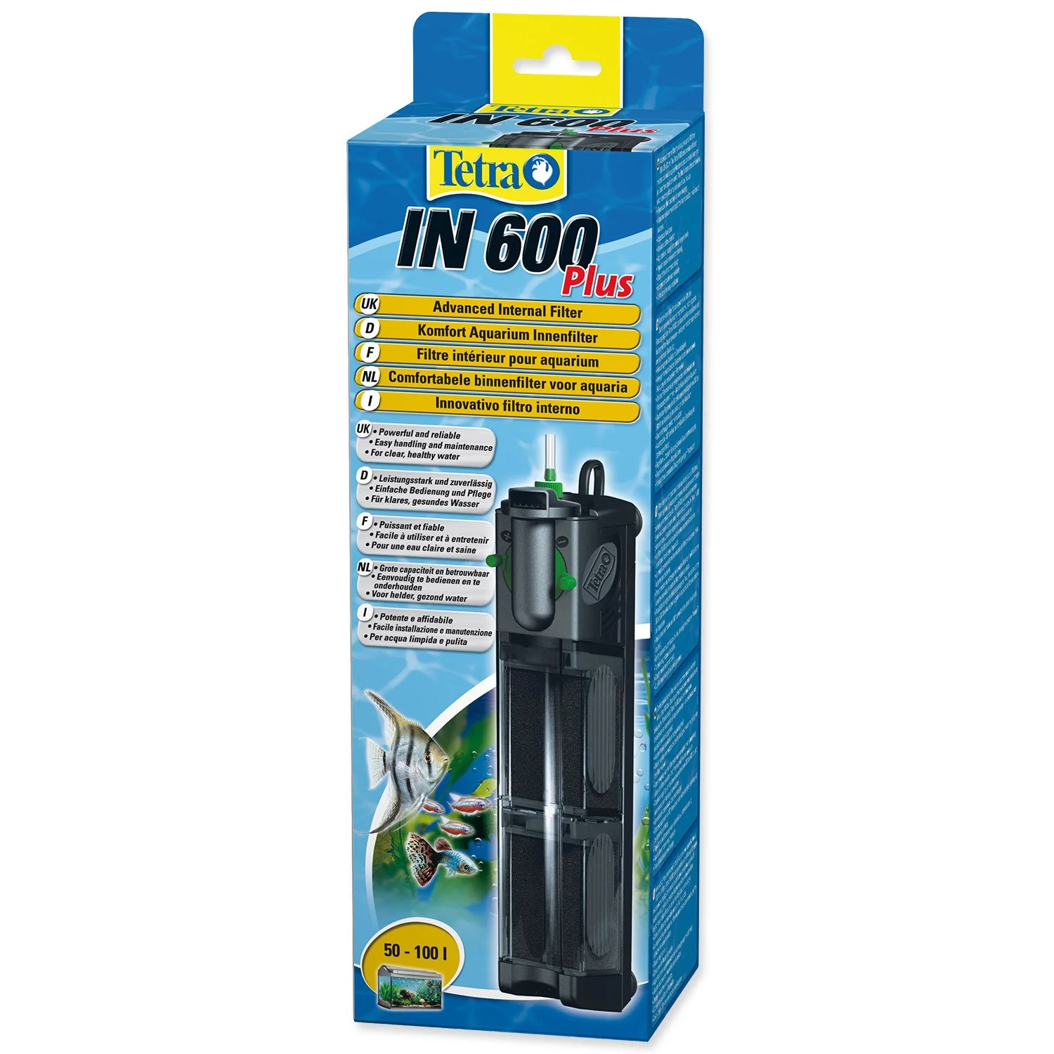 Filter Tetra IN 600 vnútorný, 300-600l/h