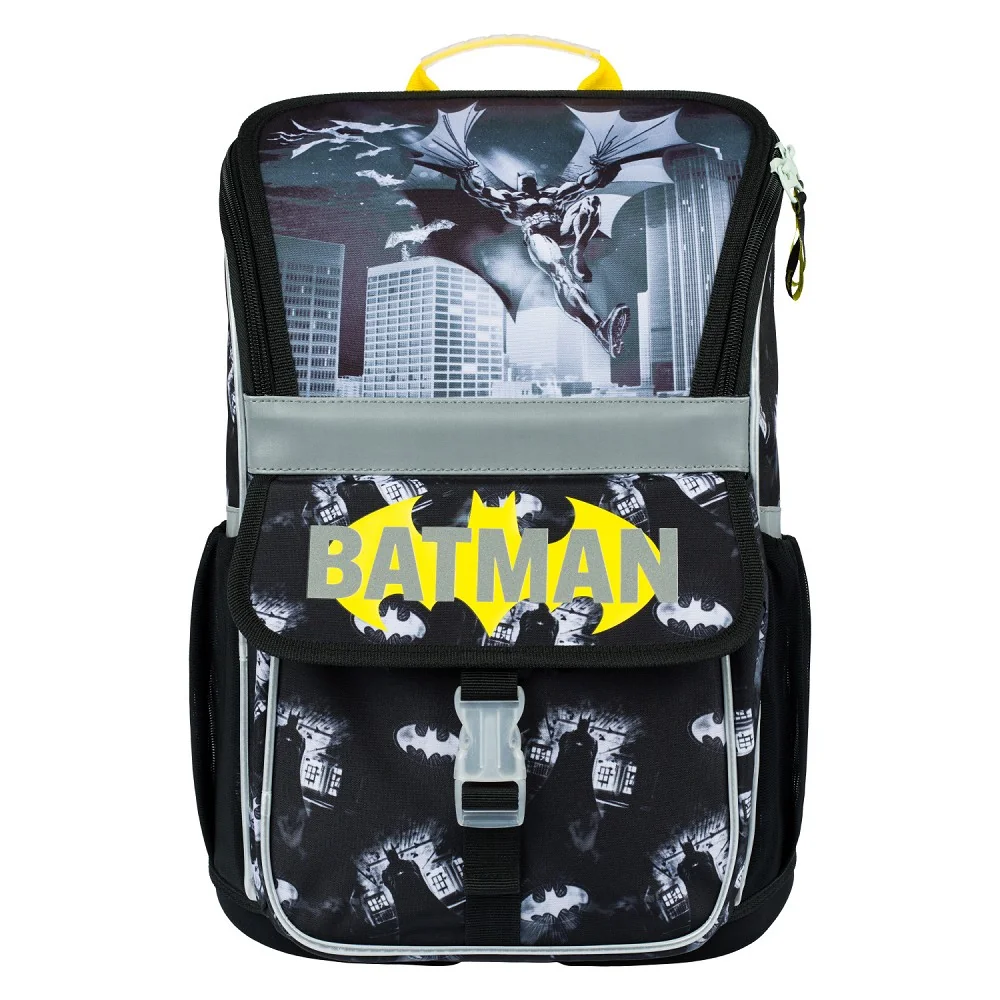 Baagl Školská aktovka Zippy Batman Dark City Čierna, ergonomická