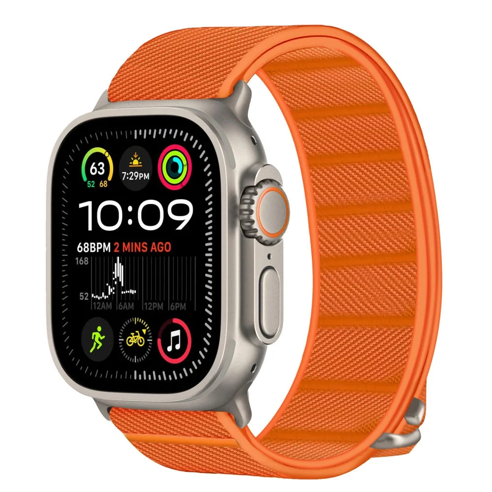 Tech-Protect Nylon Slip remienok na Apple Watch 44/45/46/49mm, orange