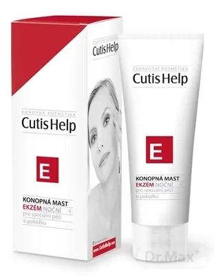 CutisHelp EKZÉM konopná masť nočná 1×100 ml, pri ekzéme a alergickom podráždení