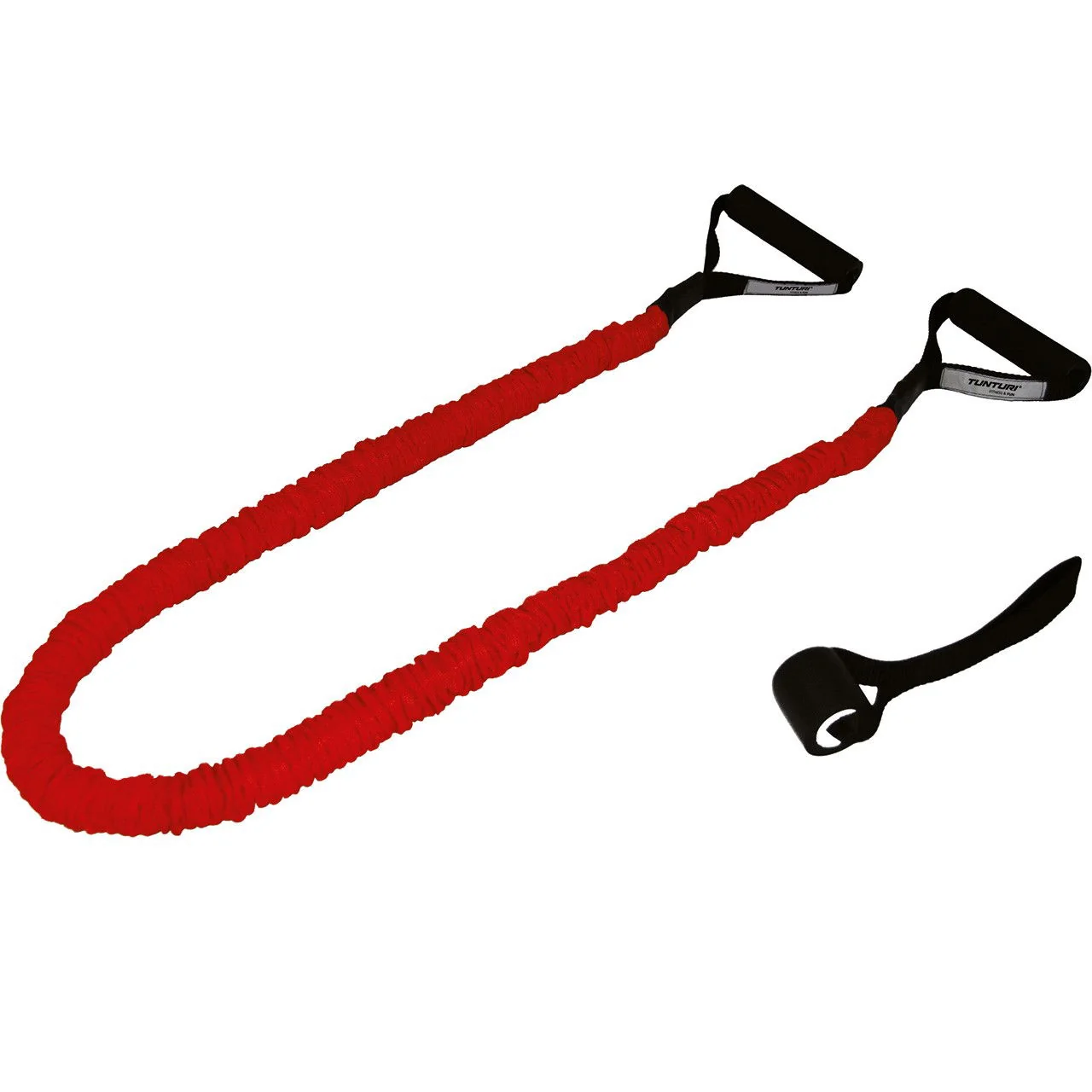 Gumový expander ťažký červený