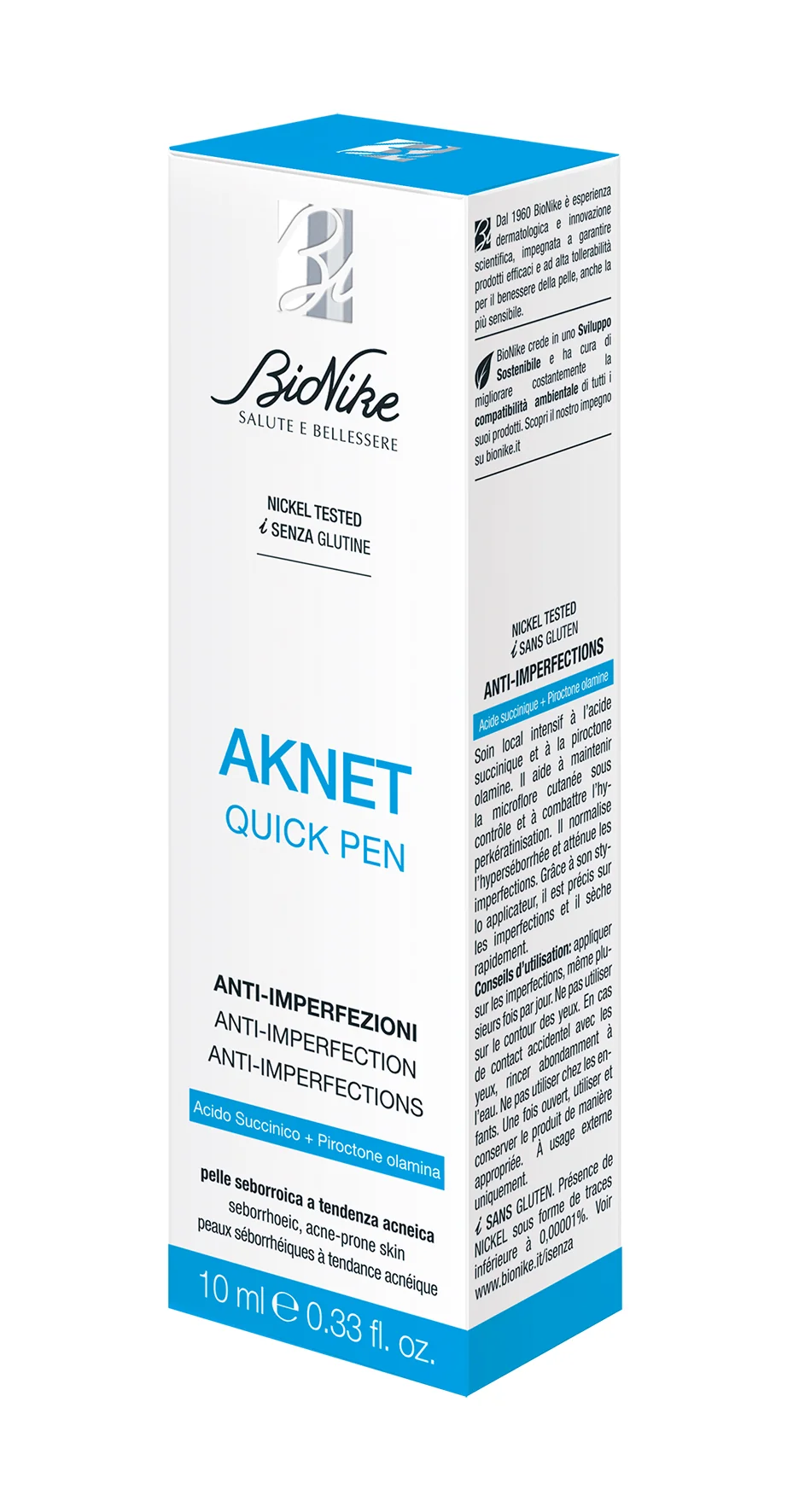 BioNike Aknet Quick pen proti nedokonalostiam 10 ml