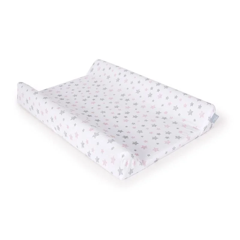 Poťah na prebaľovaciu podložku 50x70-80 cm 2 ks Candy Pink+Pink Stars