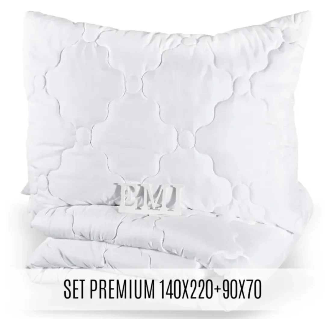 EMI Set predĺženej prikrývky a vankúša Premium 140x220 90x70 1×1 ks, set predĺženej prikrývky a vankúša