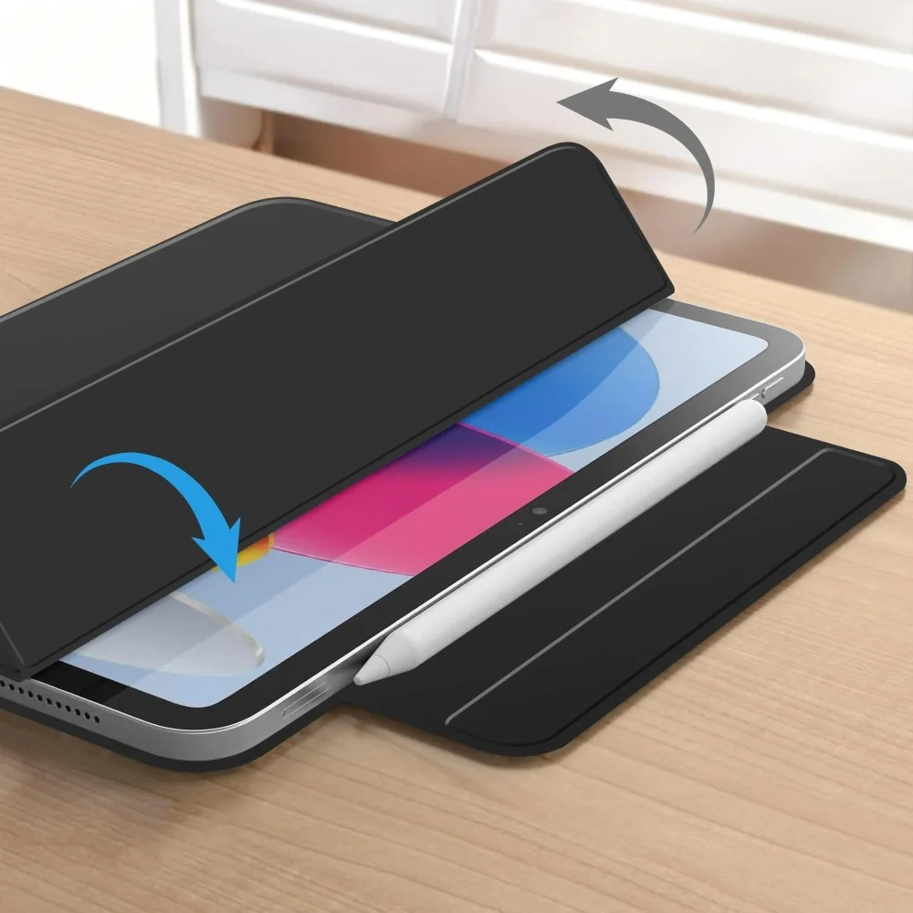 Tech-Protect Smartcase Magnetic puzdro na iPad 10.9'' 10gen 2022 / 11'' 11gen 2025, čierne ' 11gen 2025, čierne