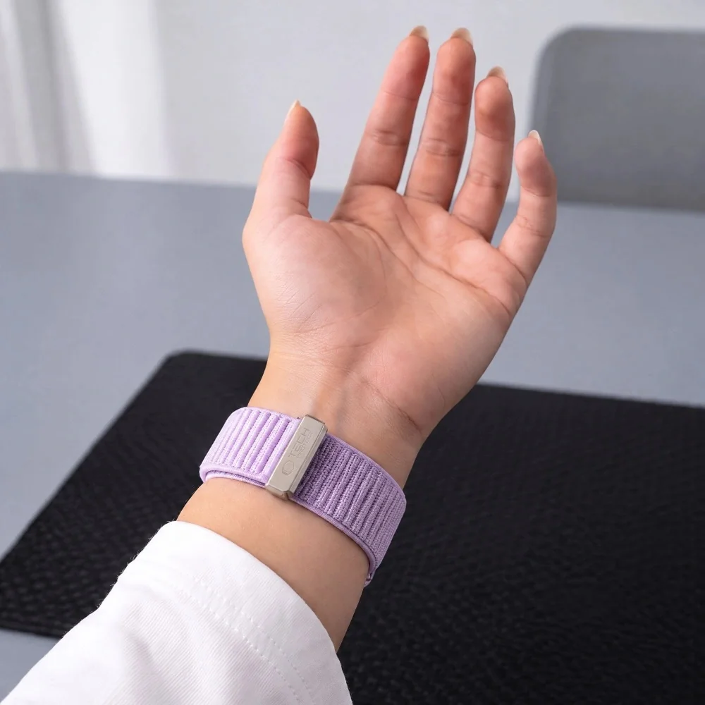 Tech-Protect Nylon Loop remienok na Apple Watch 40/41/42mm, purple